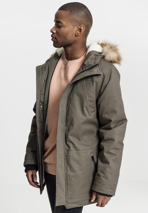Produktbild Urban Classics Heavy Cotton Imitation Fur Parka (L)