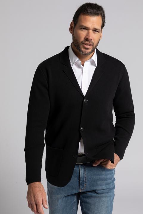Produktbild JP1880 Stricksakko, FLEXNAMIC®, Business, Milano-Strick, Reverskragen (8XL)