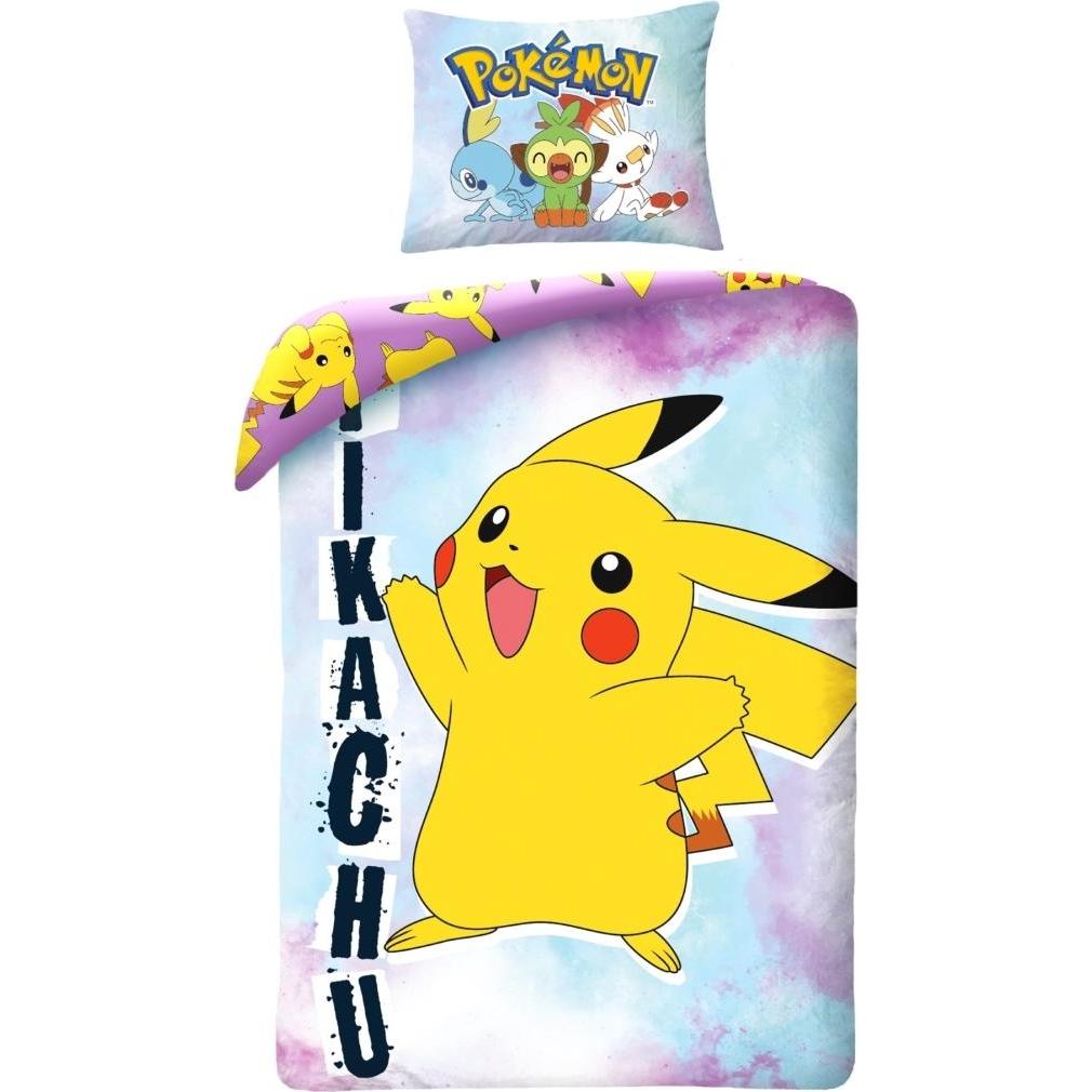 Thumbnail - MCU, Kinderbettwäsche, Pokemon Pikachu Bettwäsche - 140x200 cm Kissen und Decke