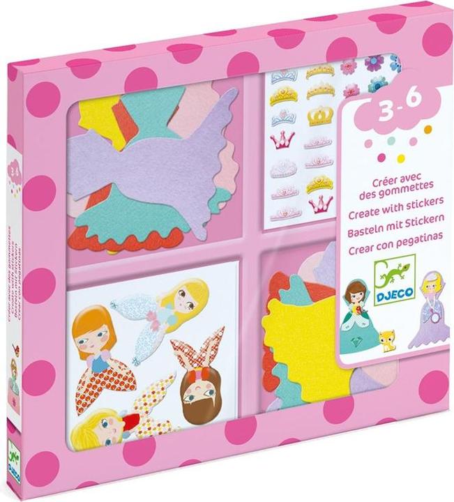 Produktbild Djeco Stickerbilder Prinzessin