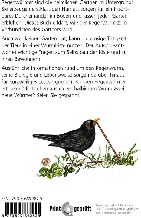 Produktbild Regenwürmer - Helfer im Garten (Deutsch, Kirsten Maria Peter, Ralf Klinger, 2010)