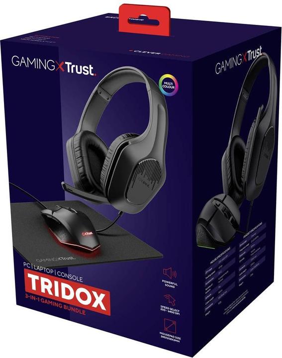 Immagine prodotto Trust GXT790 BUNDLE TRIDOX 3-IN-1 (Cablato)