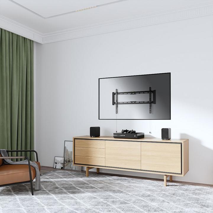 Immagine prodotto Value Staffa da parete per TV, distanza dalla parete di 27 mm (Muro, 80", 75 kg)