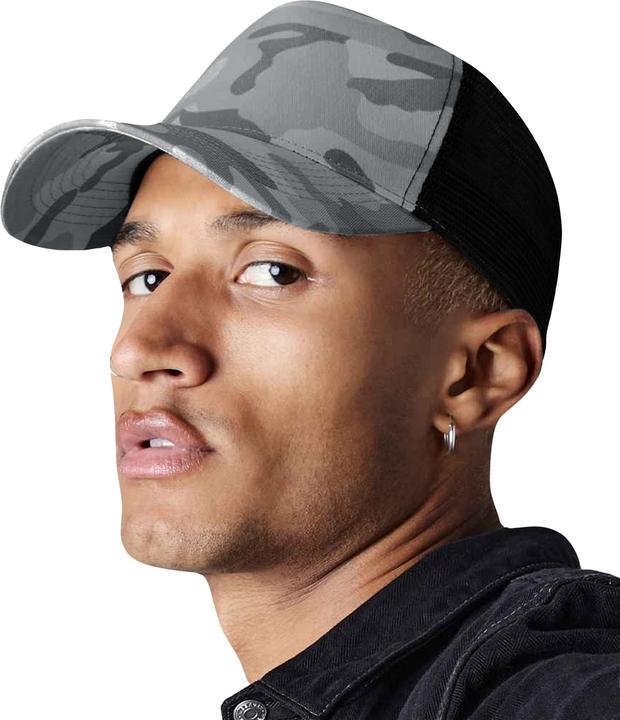 Produktbild Beechfield Erwachsene Camo Snapback Trucker Cap (One Size)