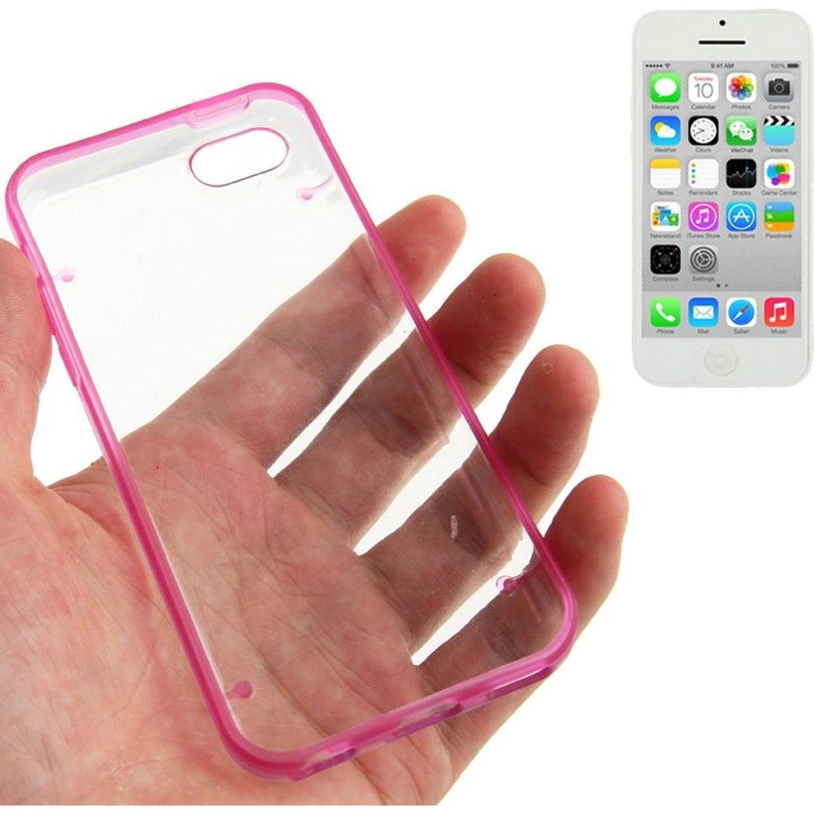 Thumbnail - König Design Schutzhülle Hard Case für Handy Apple iPhone 5C Pink (Apple iPhone 5c), Smartphone Hülle, Rosa