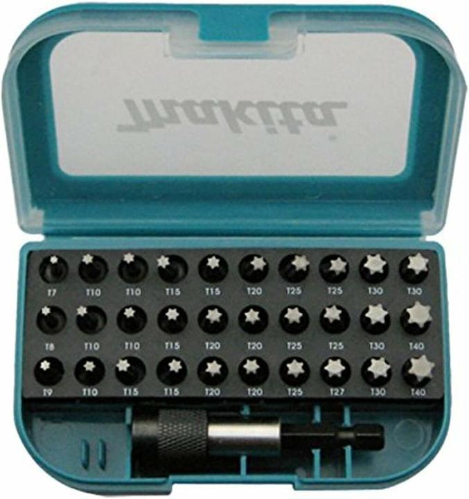 Makita P-73352 Bit-Set 31 parts indoor TORX (Hexagon socket TX)