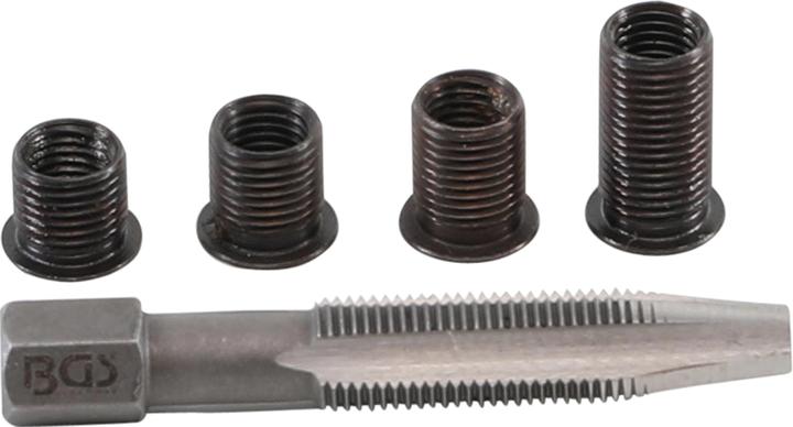 Image du produit BGS Kit de réparation pour filet de bougie M8 x 1,0 mm 5 pièces