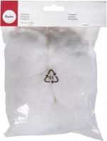 Image du produit Rayher Pompons, blanc, 6 pièces