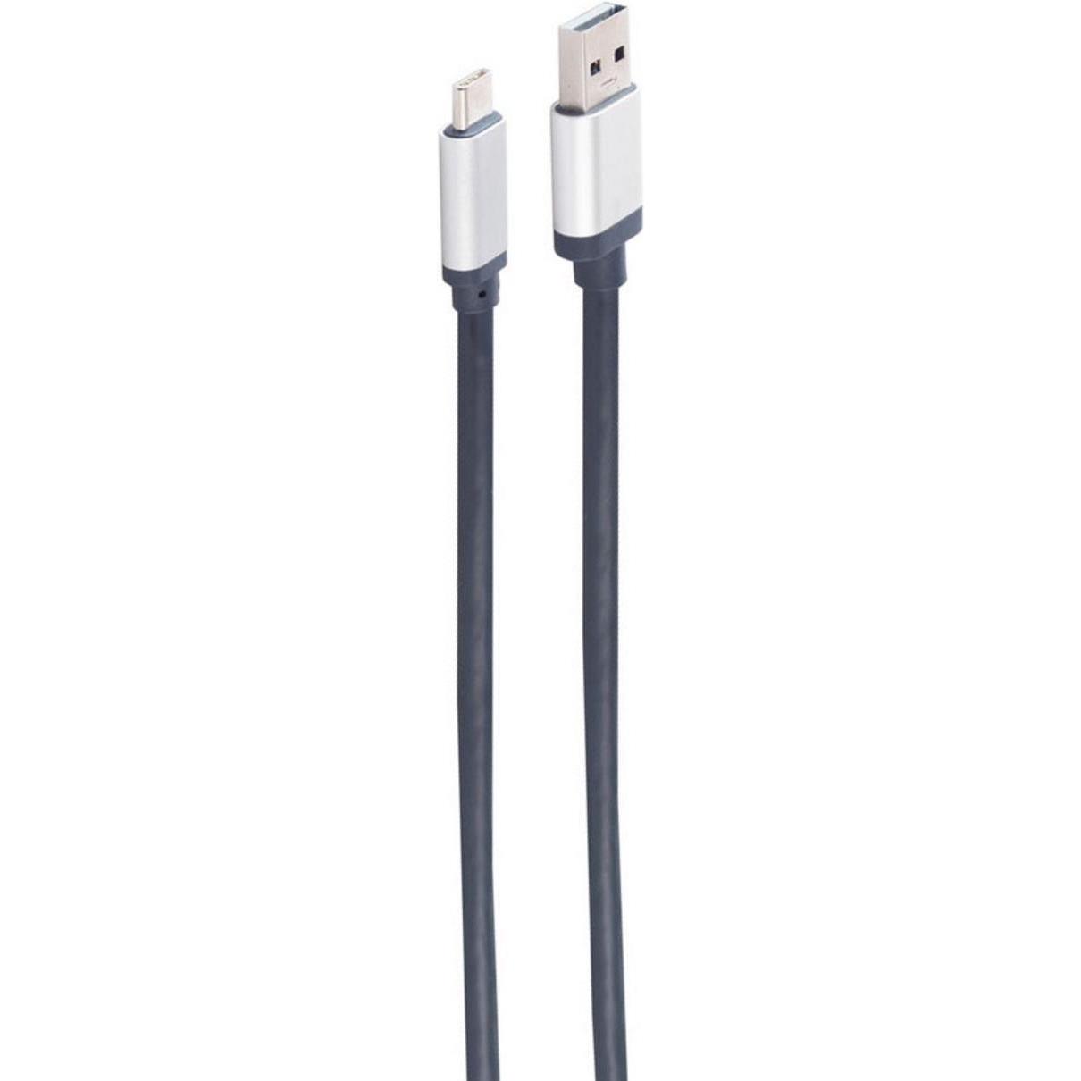 Shiverpeaks -PROFESSIONAL USB 2.0 Anschlusskabel, USB-A Stecker auf USB-C Stecker, 1,0m (1 m, USB 2.0), USB Kabel
