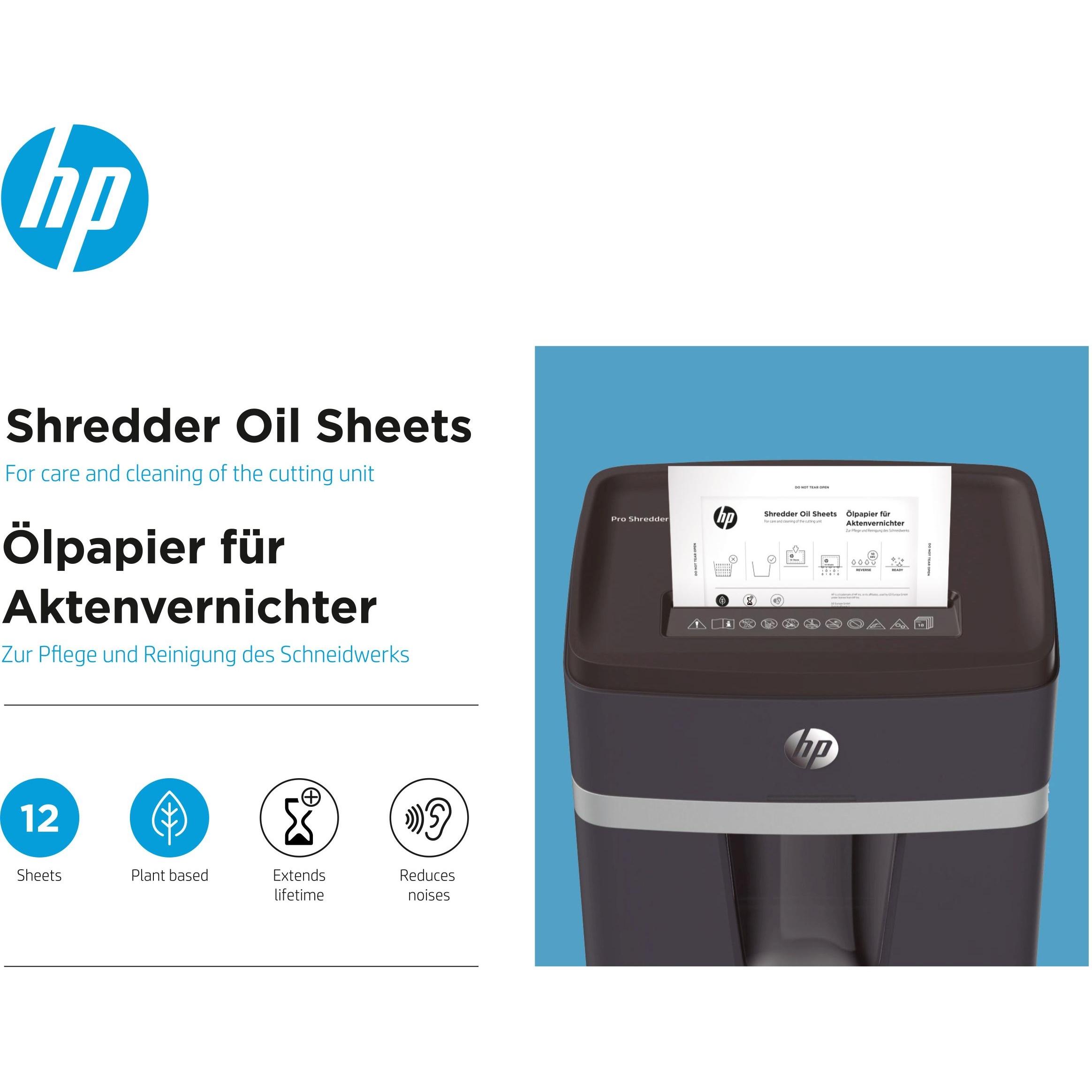 HP, Aktenvernichter, Ölpapier für Aktenvernichter