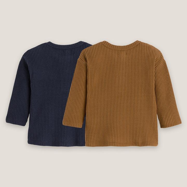 Produktbild La Redoute Collections 2er-Pack Shirts mit langen Ärmeln (74)