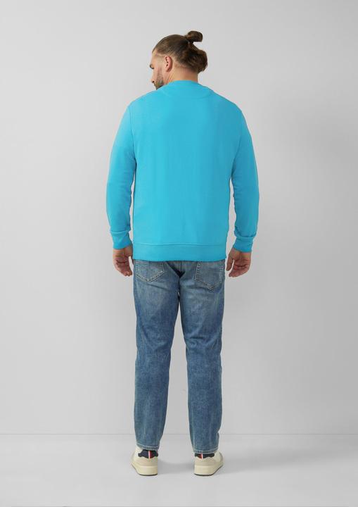 Produktbild S.Oliver Sweatshirt Sweatshirt mit Label-Stickerei (4XL)