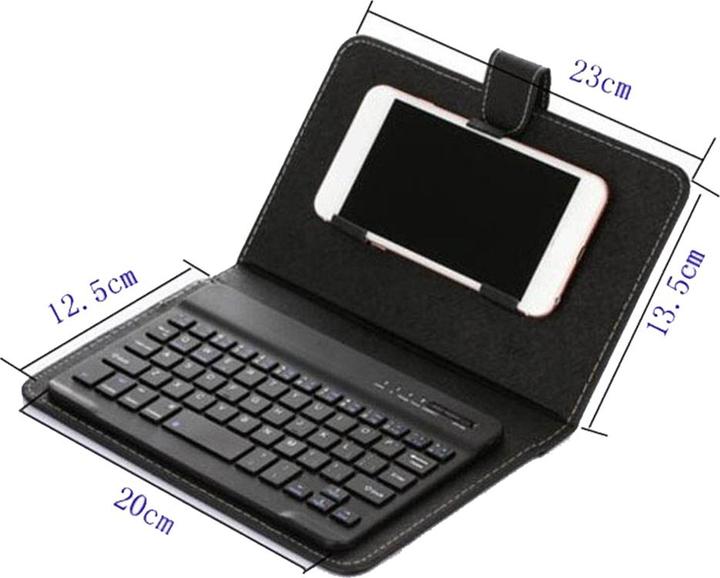 Actual product image PhoneLook Universal smartphone case with detachable Bluetooth keyboard (Apple iPhone 6)