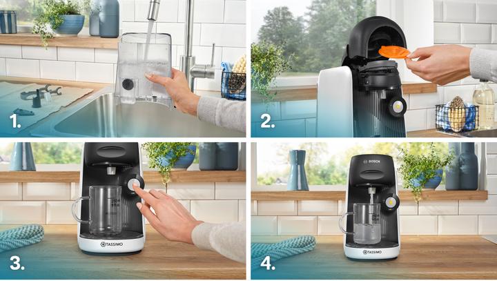 Produktbild Bosch Hausgeräte Kapselmaschine, FINESSE Classic friendly, TAS1640 (Tassimo)