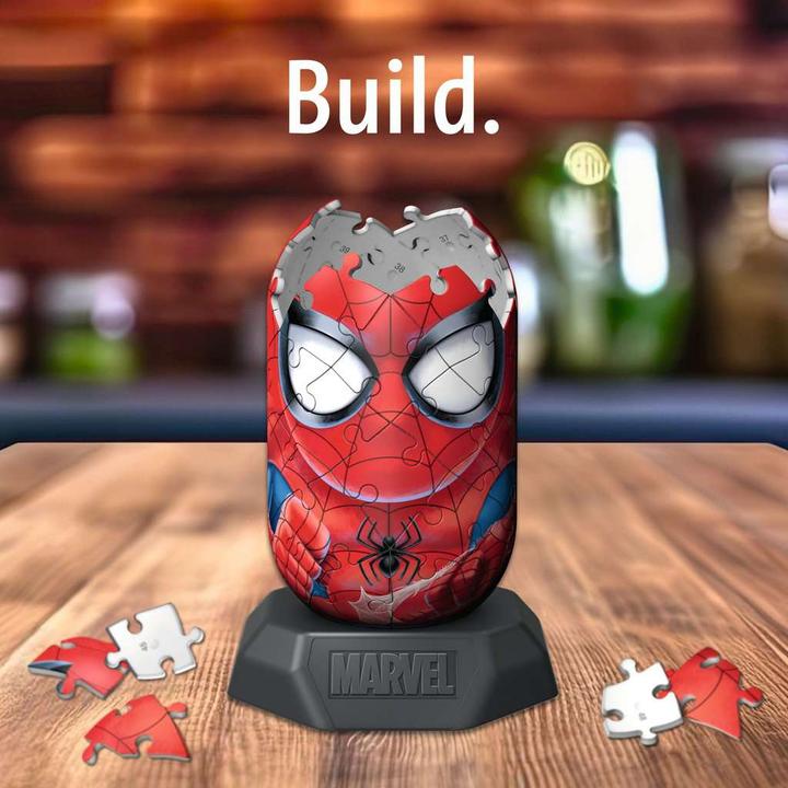 Produktbild Ravensburger Hylkies: Die neue Sammelfigurenreihe zum selbst zusammenbauen. Figur #09 - Spiderman - (54 Teile)