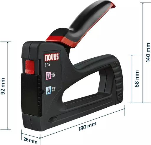 Actual product image Novus Hand Tacker J-15 ADGH