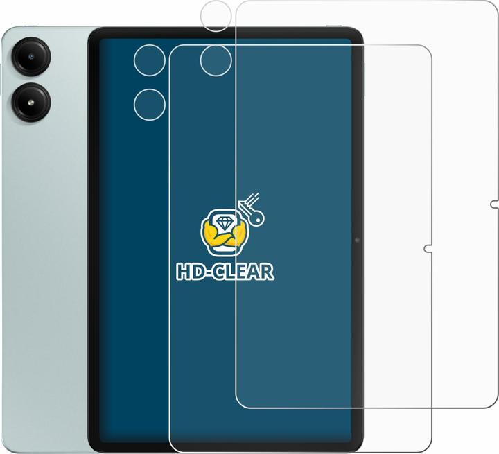 Produktbild BROTECT Schutzfolie für Xiaomi Redmi Pad Pro (Display+Kamera) Displayschutz Displayschutzfolie Folie Klar (2 Stk., Xiaomi Redmi Pad Pro)
