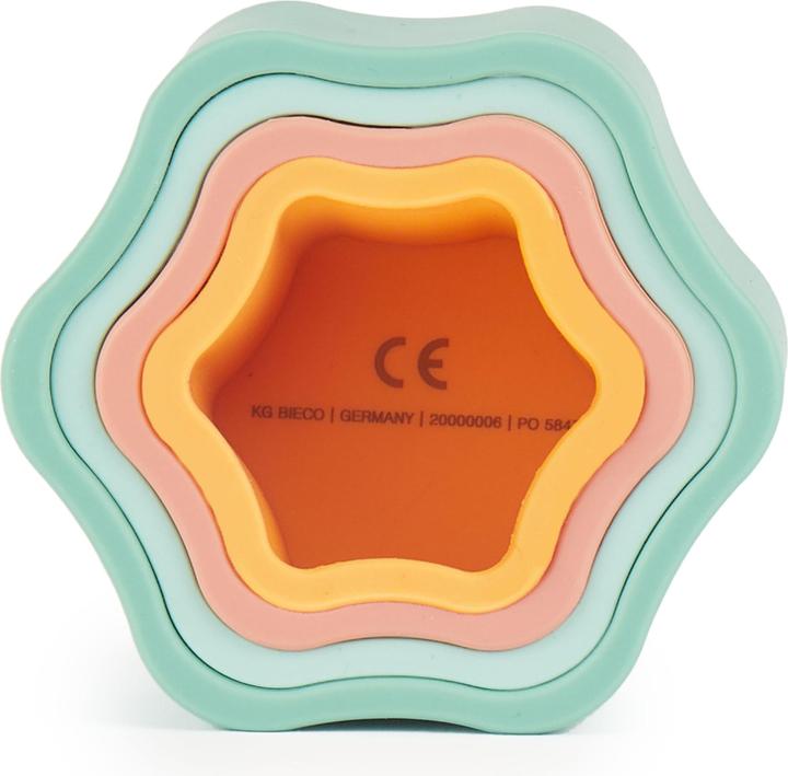 Bieco Tour d'empilage Fleur TropVibes4pcs