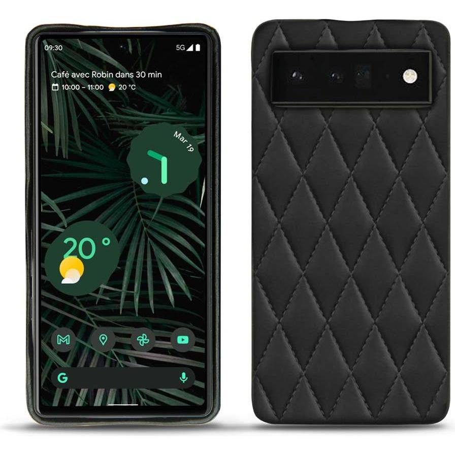Thumbnail - Noreve Lederschutzhülle (Google Pixel 6 Pro), Smartphone Hülle, Schwarz
