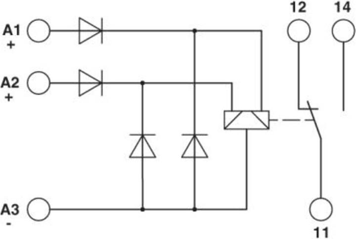 Actual product image Phoenix Contact Relay Module Switching Relay Input 24vdc