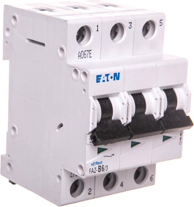Produktbild Eaton Circuit Breaker, B Curve, 6A, 3-Pole