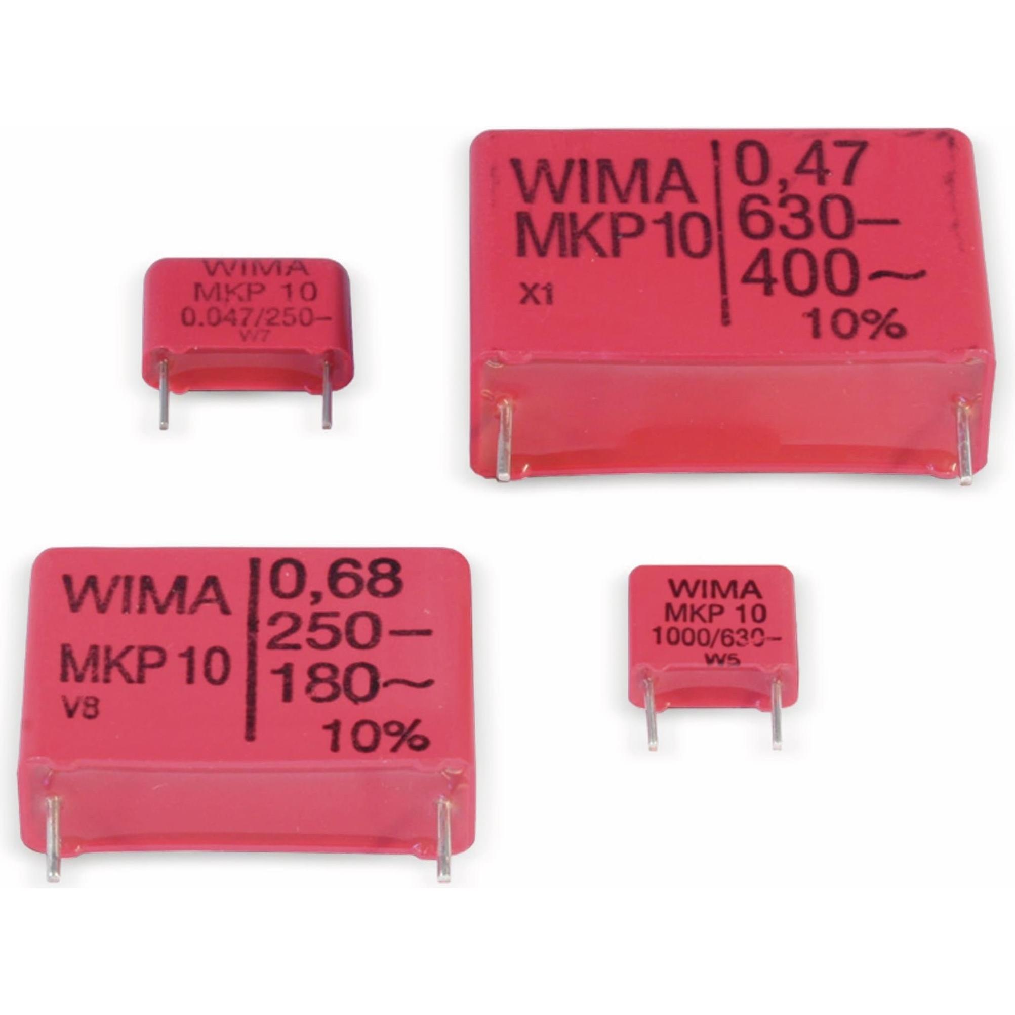WIMA Folienkondensator, 100nF, 630V, Kondensator