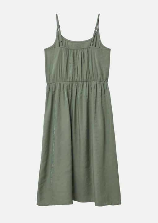 Image du produit S.Oliver Kleid Glänzendes Spaghettiträger-Kleid aus Viskosemix mit elastischer Taille (134)