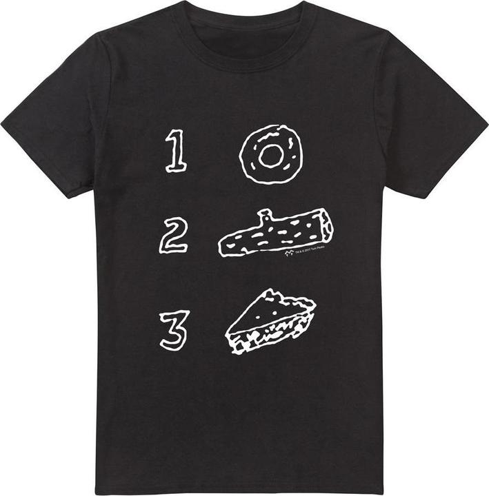 Actual product image Twin Peaks Mens Pie Log Donut T-Shirt (XL)