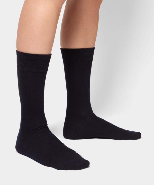 Immagine prodotto DillySocks Pacchetto Notte Liscia Nera (confezione da 3, 36 - 40)