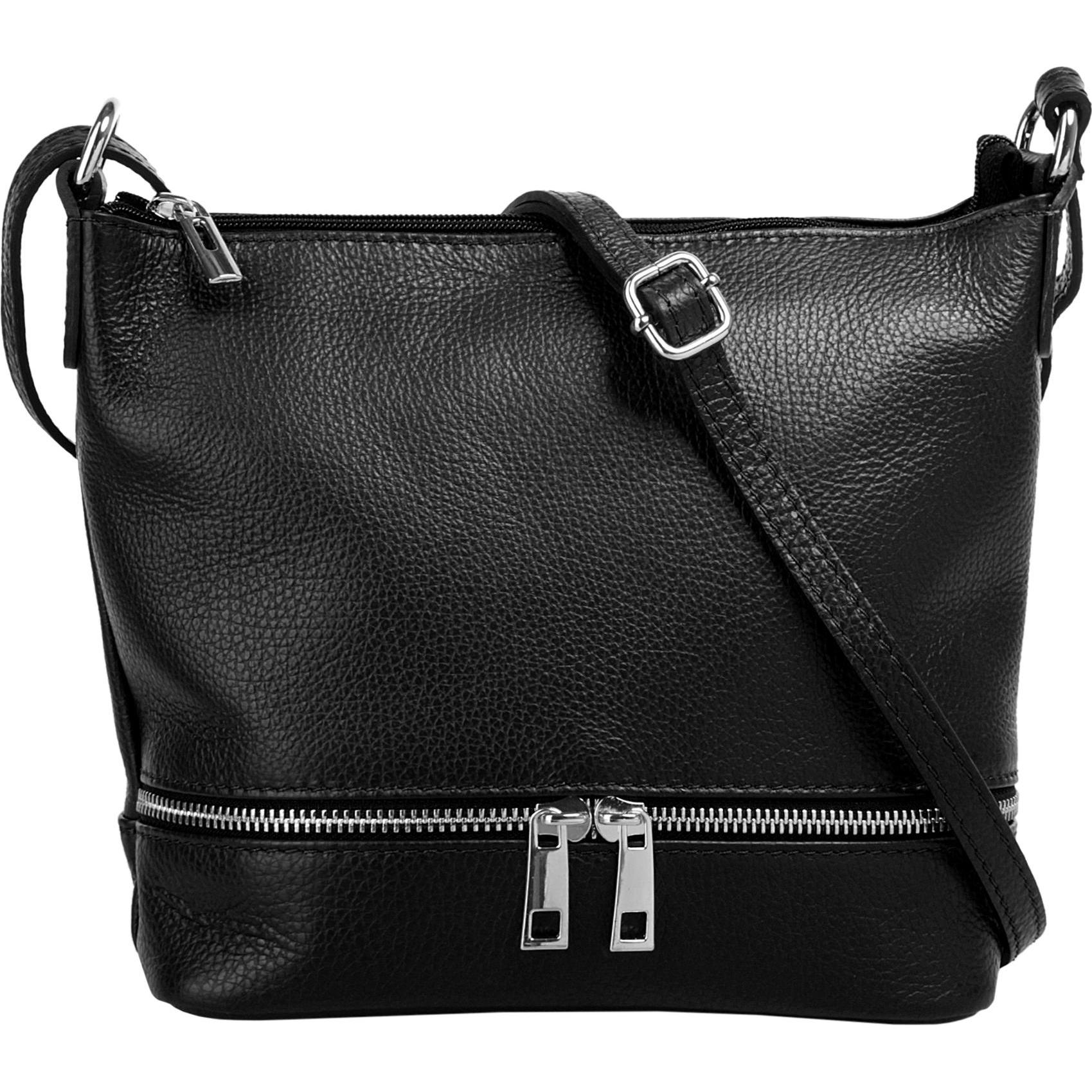 Cluty, Handtasche, Umhängetasche, Schwarz