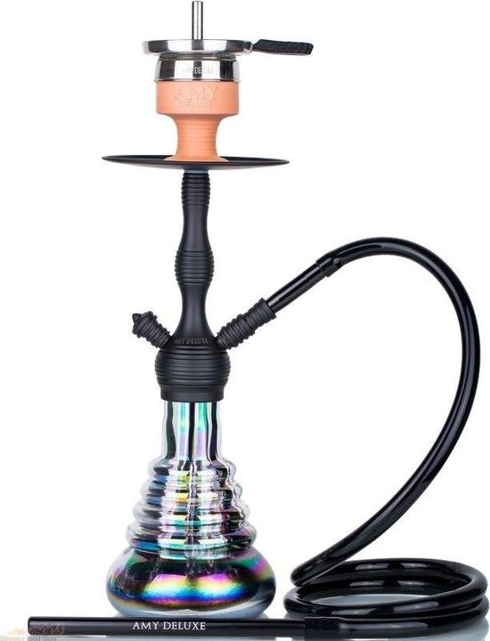 Immagine prodotto Amy Deluxe Shisha Small Rips 470R Schwarz-Schwarz (60 cm)