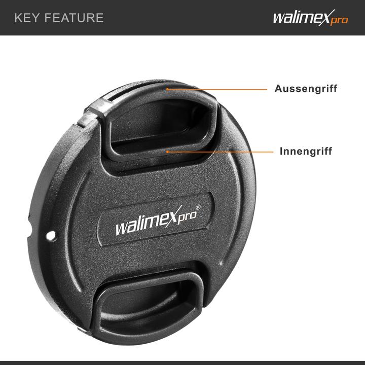 Image du produit Walimex Bouchon d'objectif avec poignée intérieure (58 mm)