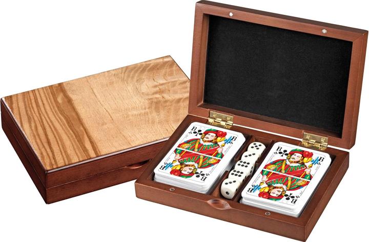 Actual product image Philos Card set Rummy with dice (German, French, Italian, English, Swiss German)