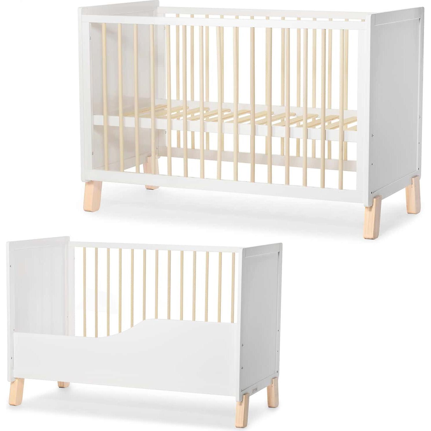 Kinderkraft Bianco Letto Bambini, Lettino Nico In Legno (60 X 120 Cm)