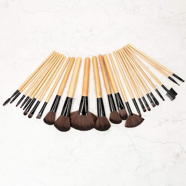 Actual product image Tools for Beauty T4B MIMO 24 Piece Complete Professional Makeup Brush Set with Portable Case (Set)