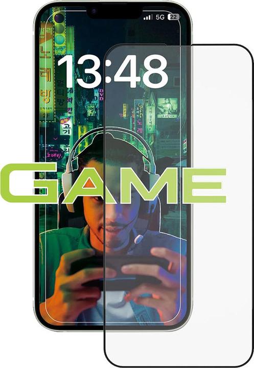 Immagine prodotto Anank - 2.5D Anti-fingerprint Screen Protector - iPhone 14 - Black (1 Pezzo/i, Apple iPhone 14, Apple iPhone 13)