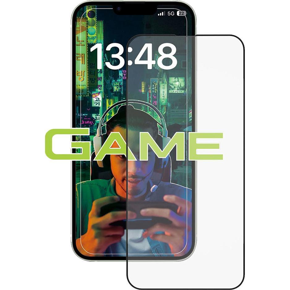 Anank - 2.5D Anti-fingerprint Screen Protector - iPhone 14 - Black (1 Pezzo/i, Apple iPhone 14, Apple iPhone 13), Pellicola protettiva smartphone, Nero
