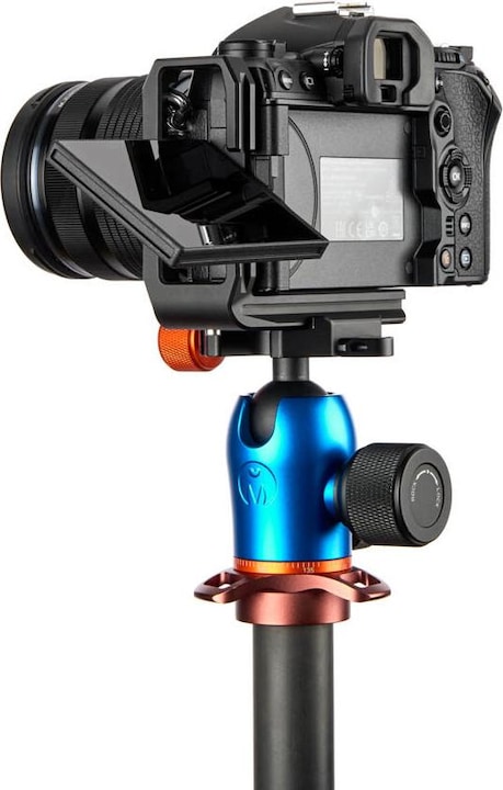 Actual product image 3 Legged Thing OLLIEQD B 90mm Arca L Bracket Dark/Matte Blk for OM System OM 1 / OM 1 Mk II