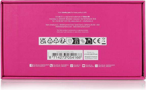 Produktbild Shots Gen - Rechargeable Triple Motor - G-Spot Vibrator with Pulse Wave and Vibrating Bristles - P