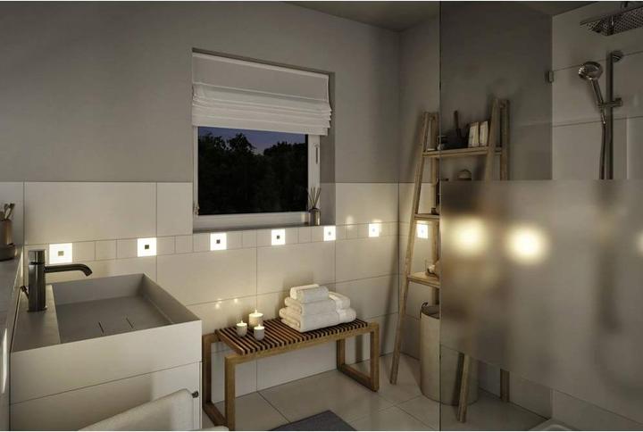 Actual product image Paulmann LumiTiles Square Basic Set (Warm white, 1 cm, Indoor)