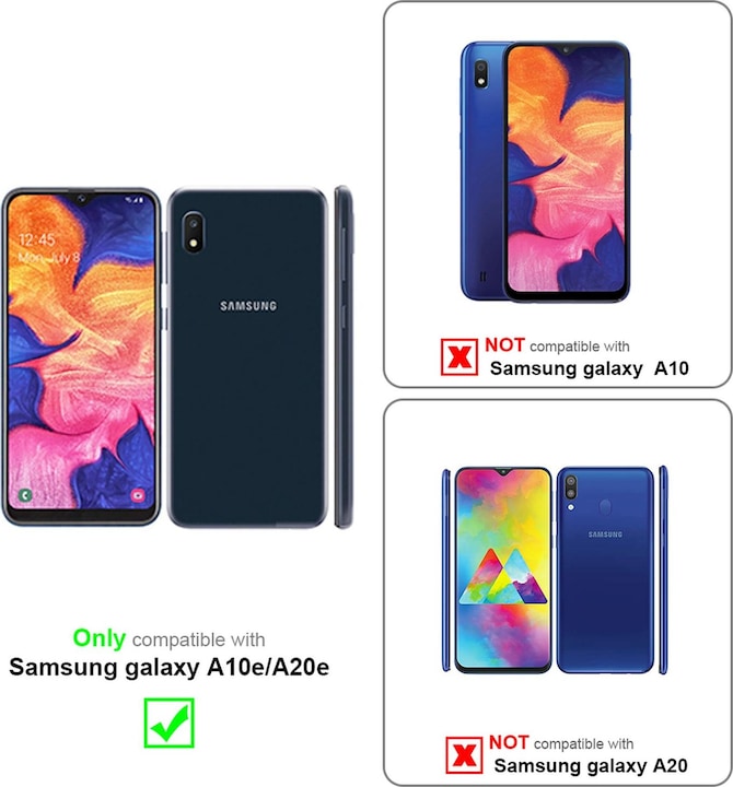 Image du produit Cadorabo Couverture TPU Candy (Samsung Galaxy A20e, Samsung Galaxy A10e)