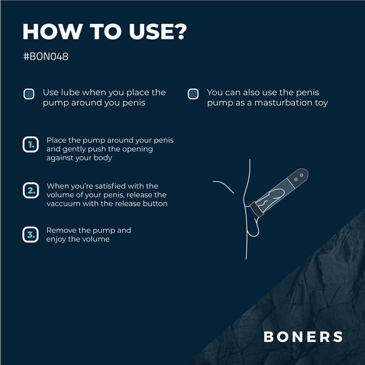 Image du produit Boners Pompe à pénis