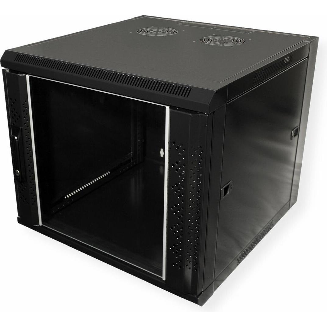 Value Wandgehäuse (6 HE, 19 Zoll Rack), Serverschrank, Schwarz