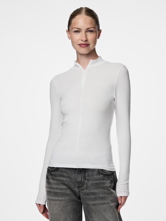 Actual product image Pieces Pckitte Zip Ls T-Neck Top Noos Bc (S)