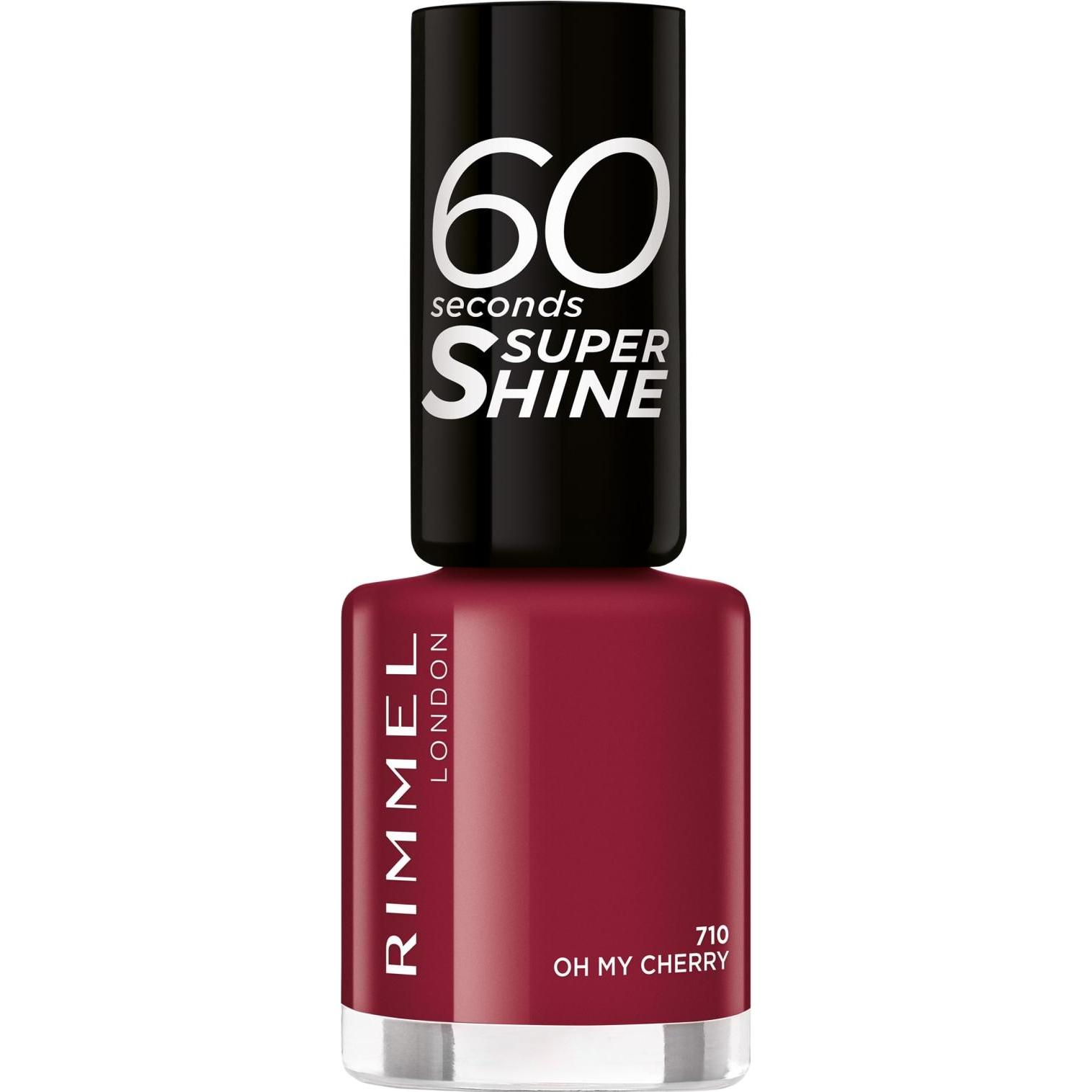 Rimmel London, Nagellack, 60 Seconds Super Shine (710, Farblack)