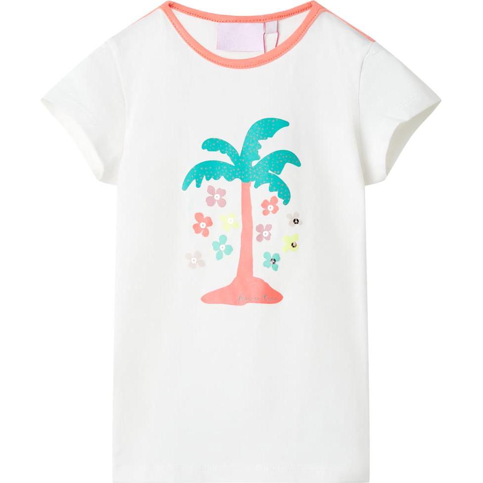 VidaXL, Jungen, Shirt, Jeannie, Weiss, (128)