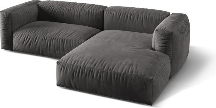 Image du produit Micadoni Canapé D'Angle Droit Modulaire, "Martina", 2 Places, 283x176x75 Fabriqué en Europe (Canapé modulaire, Canapé d'angle)