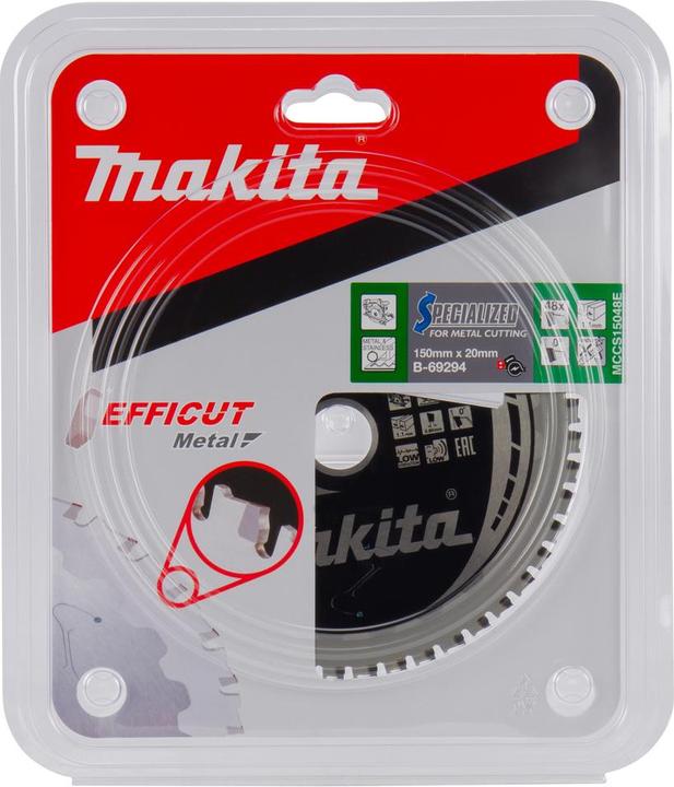 Actual product image Makita EFFICUT saw blade 150x20mmx 48 teeth