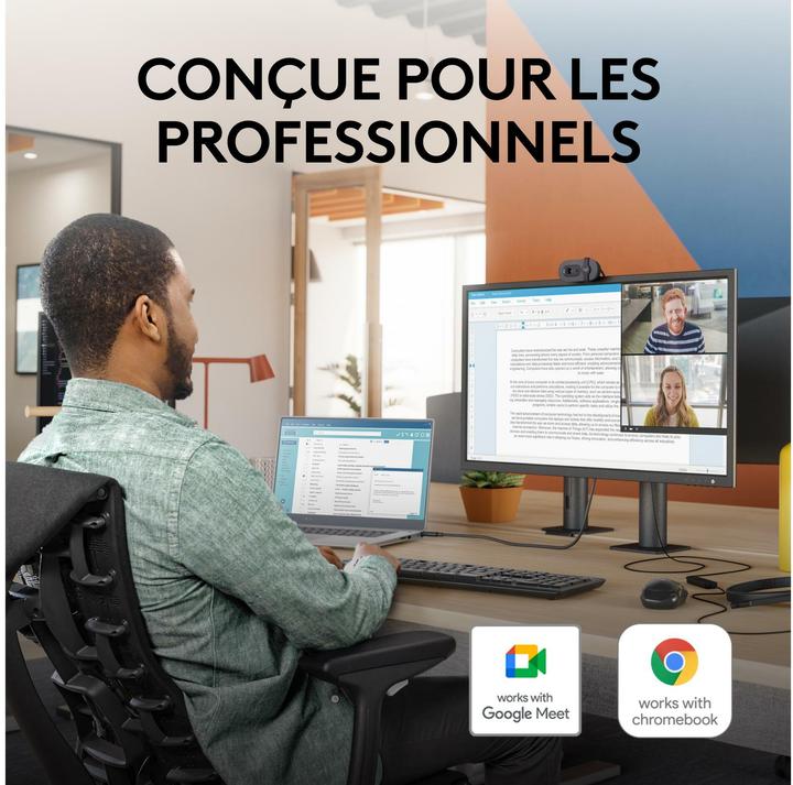 Actual product image Logitech Brio 105 Full HD 1080p Webcam - GRAPHITE - B2B (2 Mpx)