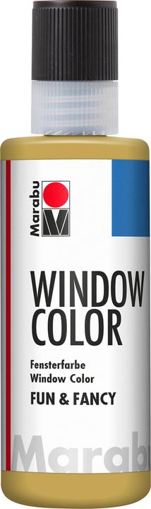 Produktbild Marabu Window Color Konturenfarbe "Fun & Fancy" gold (Gold, 80 ml)